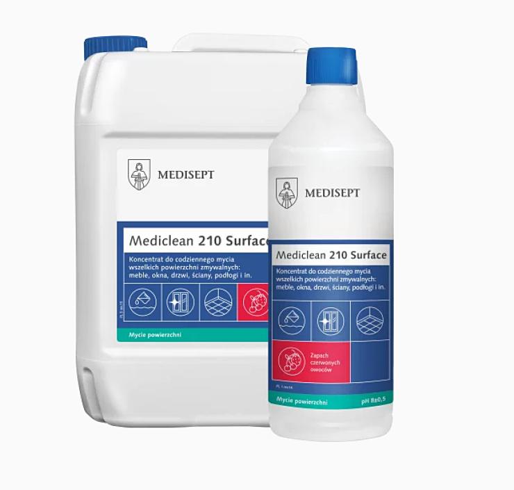 Mediclean 210 Surface - Uniwersalny preparat do mycia powierzchni wodoodpornych 1L