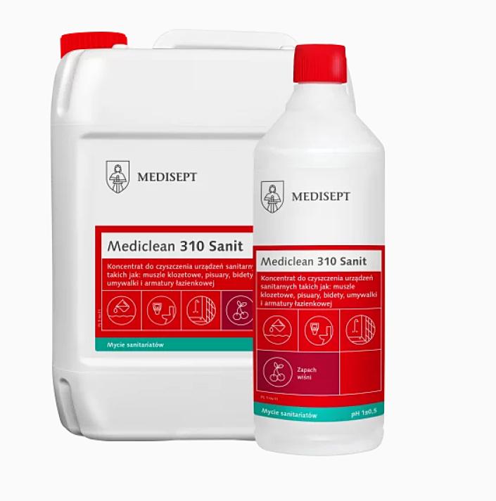 Mediclean 310 Sanit - Preparat do mycia powierzchni sanitarnych 1L