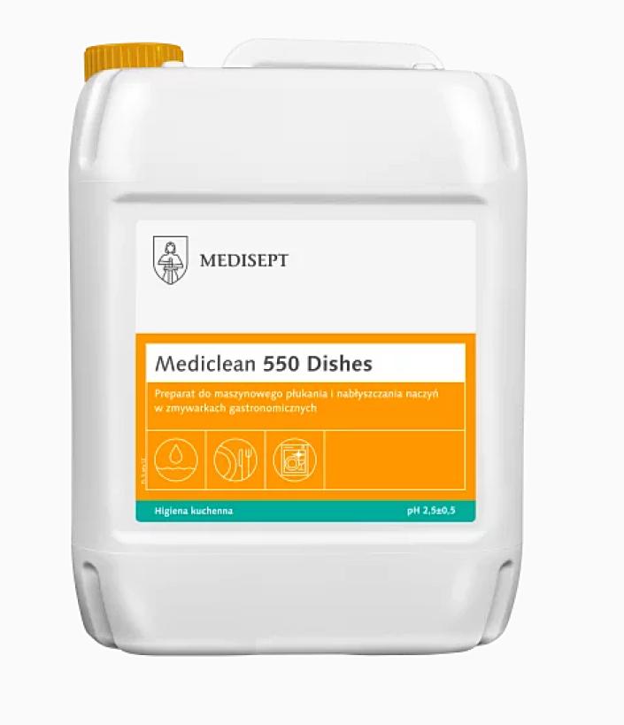 Mediclean 550 Dishes - Preparat do nabłyszczania naczyń w zmywarkach 5L