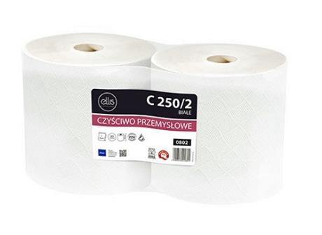 Czyściwo przemysłowe, Ręcznik papierowy, Ellis Professional C 250/2 białe (1)