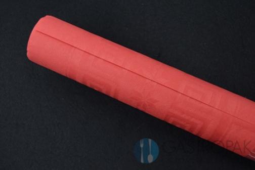 Obrus papierowy na rolce czerwony 6m/120cm