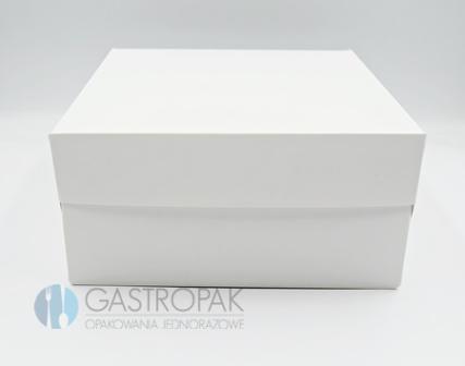 Pudełko cukiernicze białe 32/32/10 cm