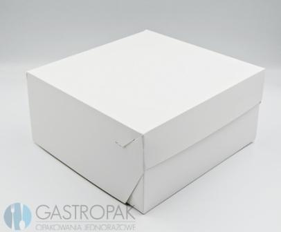 Pudełko cukiernicze białe 32/32/10 cm