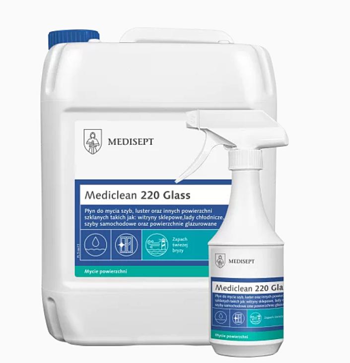 Mediclean 220 Glass - Preparat do mycia szyb 5L