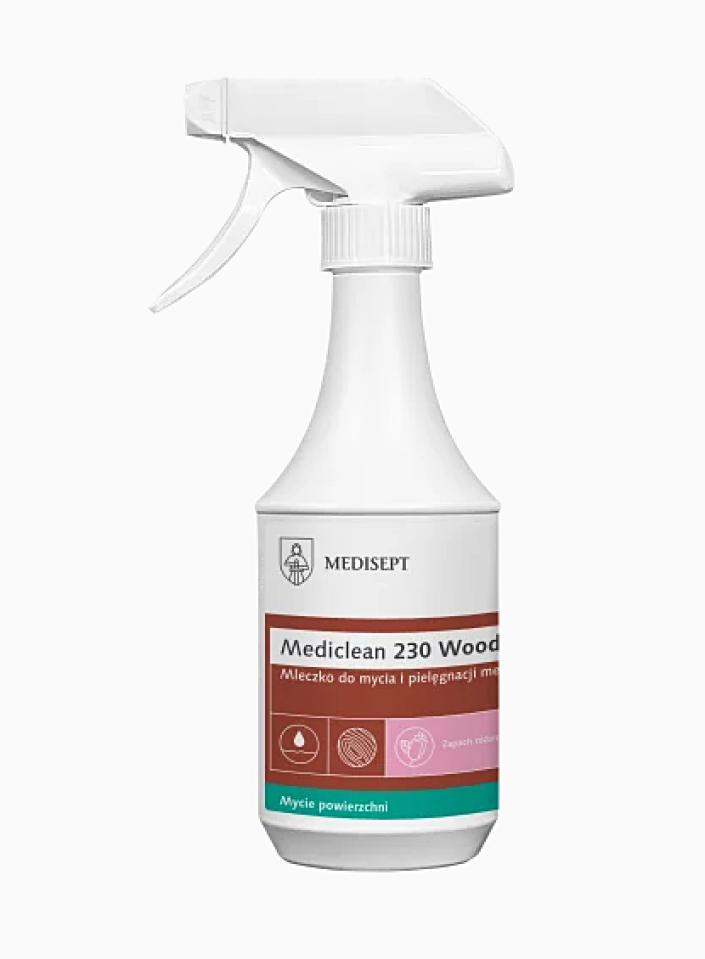 Mediclean 230 Wood - Mleczko do czyszczenia i pielęgnacji mebli 500 ml