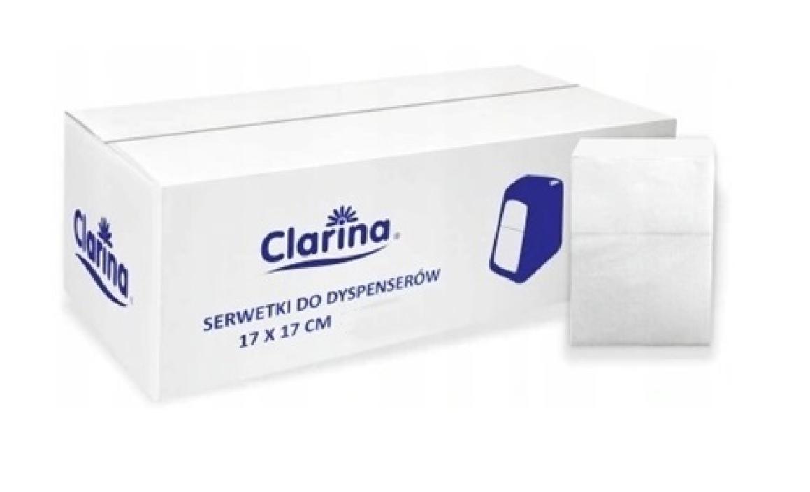 Serwetki Clarina do podajnika 17/17 cm (400)