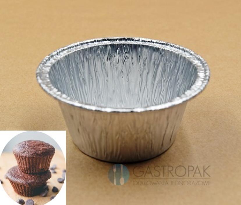 Foremka aluminiowa - muffinka 135 ml (100)