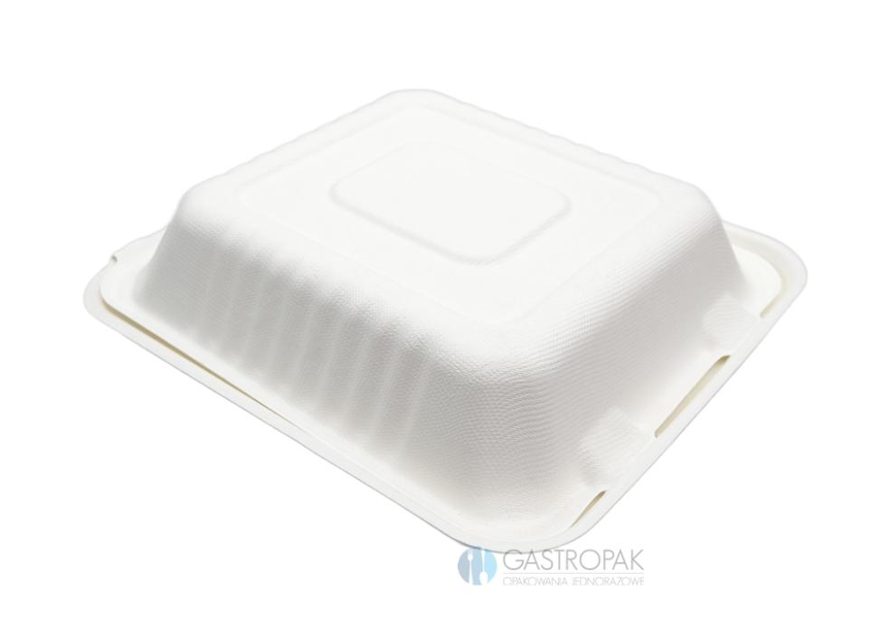 Menu Box jednokomorowy trzcina cukrowa EKO 22/20 cm (50)