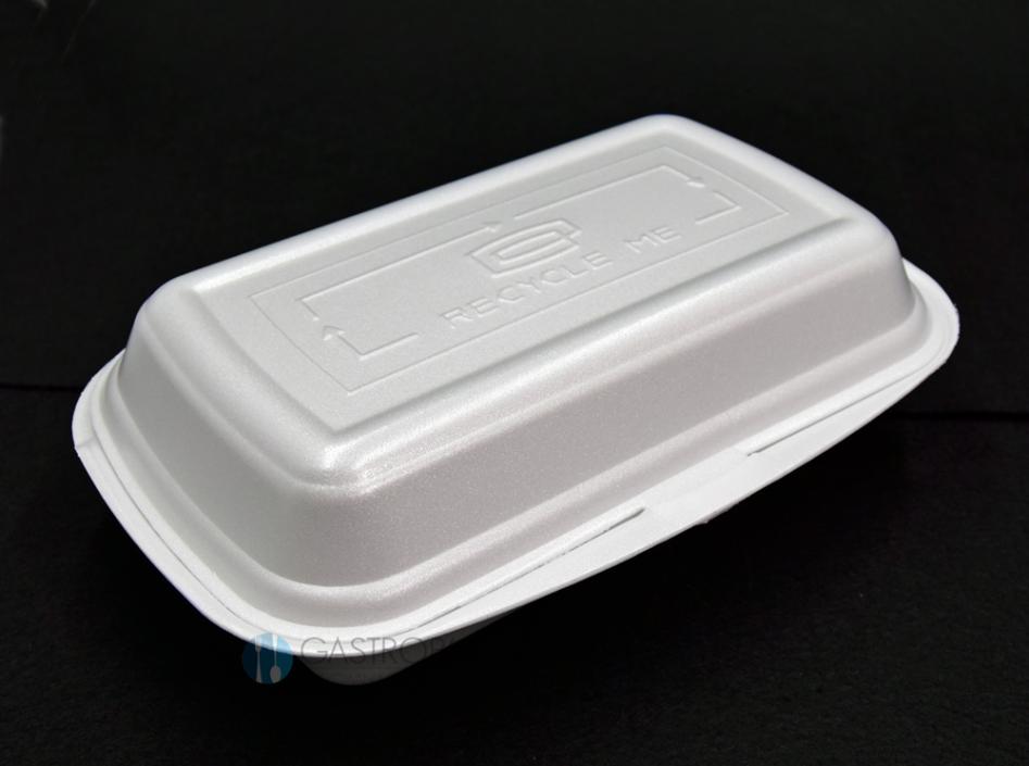 Pojemnik styropianowy, lunch box 24/14 cm (125)