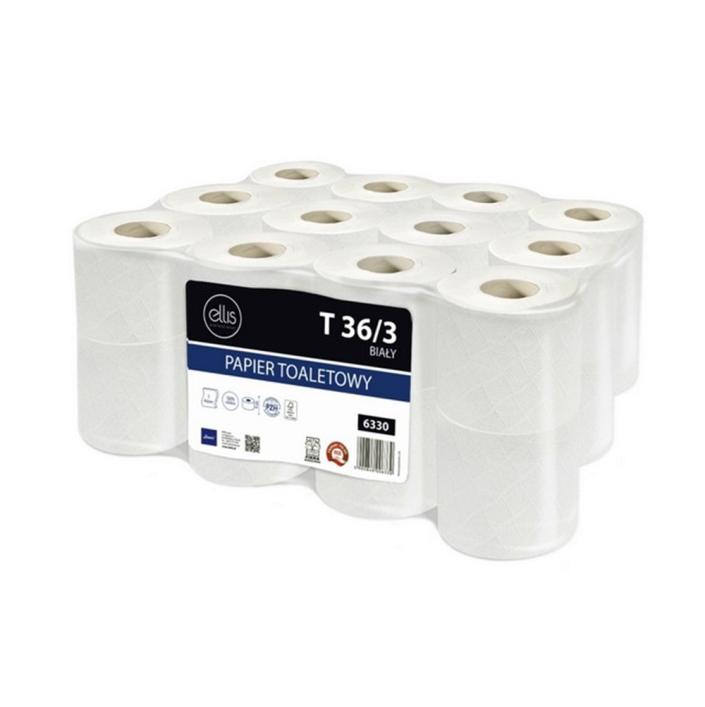 Papier toaletowy Ellis Professional T 36/3 biały (1)