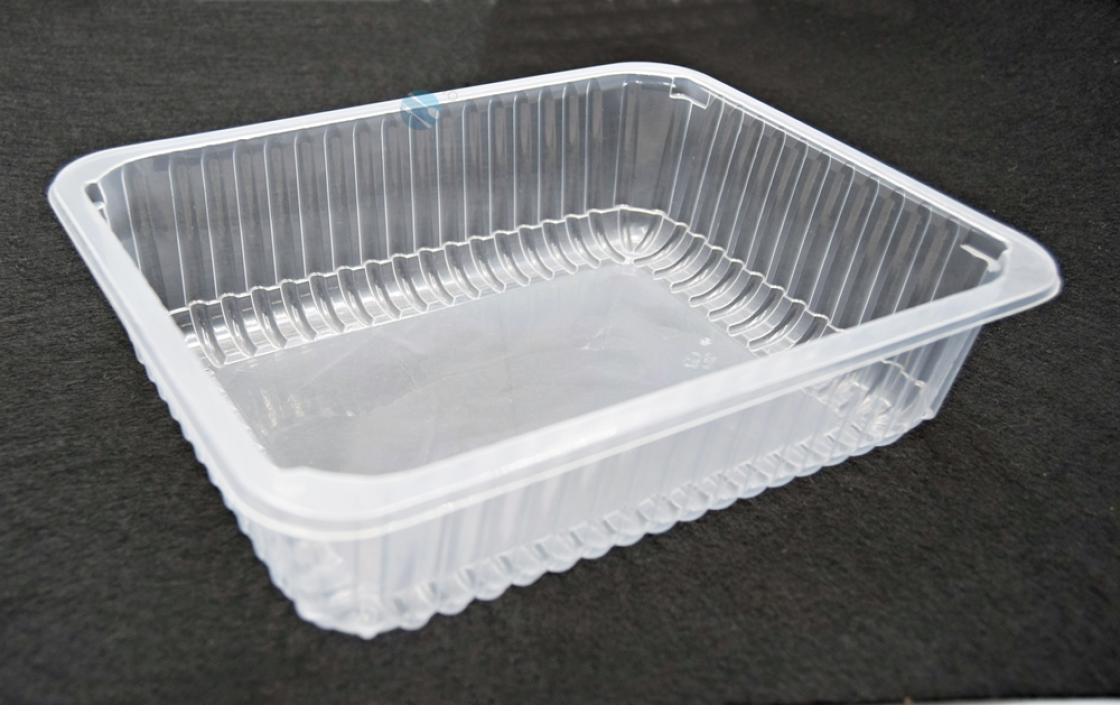 Pojemnik prostokątny transparentny do zgrzewu 227/178/60 mm (50)