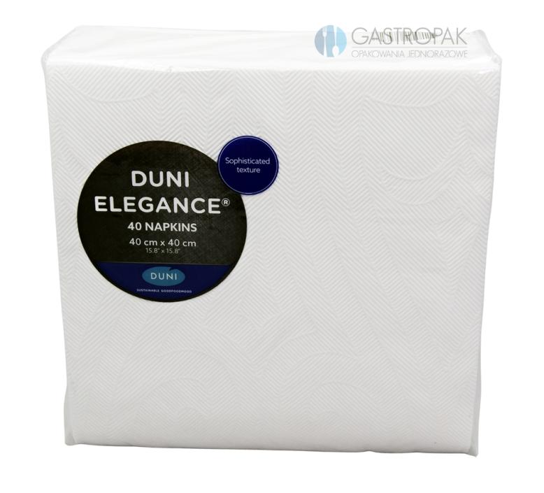 Serwetka Duni Elegance Lily 40 x 40 cm Biała (40)