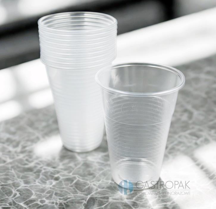 Kubek na wodę transparentny 200 ml (100) Bez opłaty (1)
