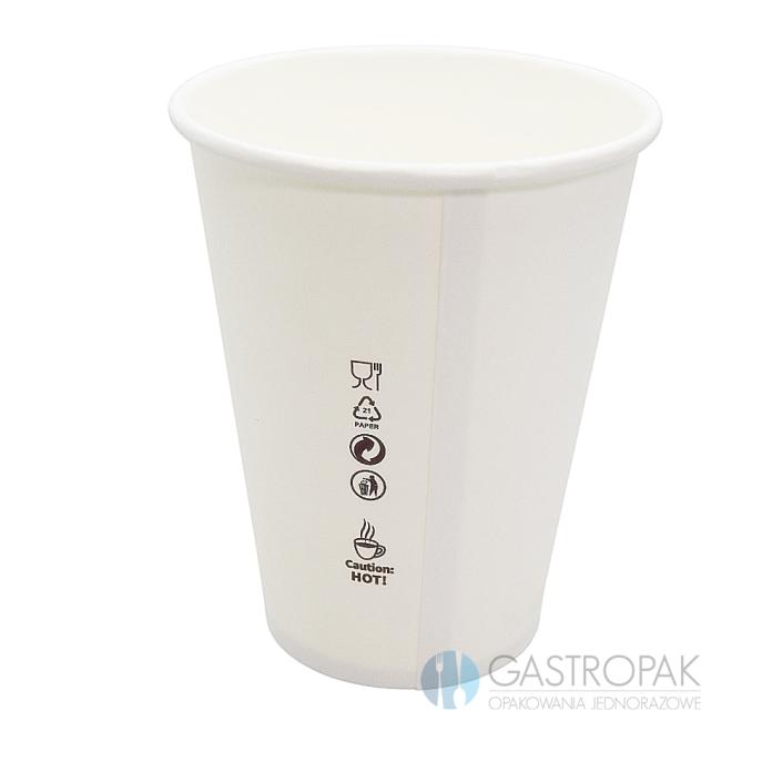 Kubek papierowy biały do kawy, gorącego 300 ml (50) Bez opłaty (2)