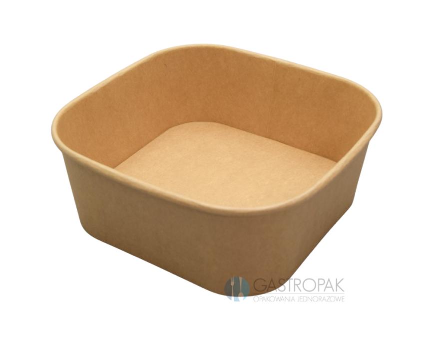 Pojemnik kwadratowy kraft 1250 ml (50) (1)