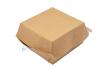 mini: Pudełko hamburger brązowe 15/15/9 cm (100) (2)