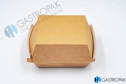Pudełko hamburger brązowe EKO 11/11/7 cm (100)
