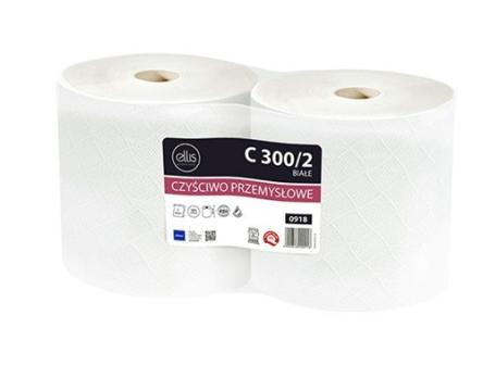 Czyściwo przemysłowe, Ręcznik papierowy, Ellis Professional C 300/2 białe (1)