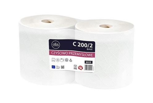 Czyściwo przemysłowe, Ręcznik papierowy, Ellis Professional C 200/2 białe (1)