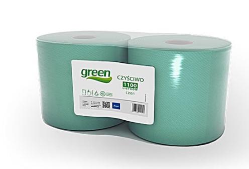 Czyściwo przemysłowe, Ręcznik papierowy, Green C 250/1 zielone (1)
