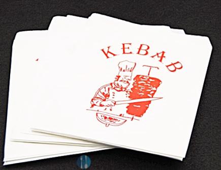 Koperta Kebab papierowa 15 x 17 cm (250)