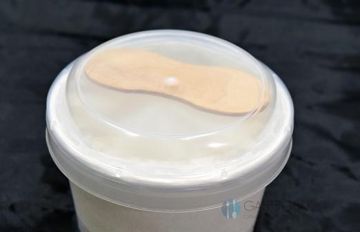 Wieczko z łyżeczką do miseczki na lody 130 ml (25)
