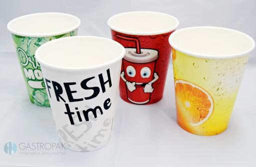 Kubek papierowy do zimnego Fresh Mix 300 ml (50)