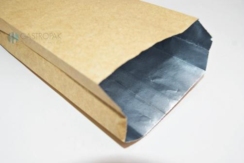 Torba fałdowa z folią aluminiową 31/10 cm (1000)