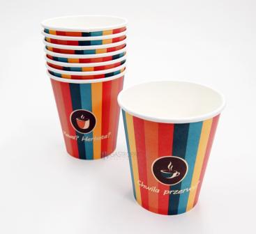 Kubek papierowy 100% 250 ml (50) Bez opłaty