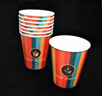 Kubek papierowy 100% 250 ml (50) Bez opłaty