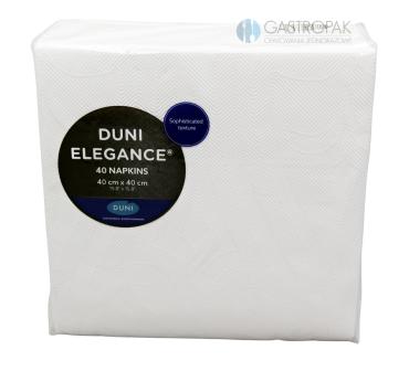 Serwetka Duni Elegance Lily 40 x 40 cm Biała (40)