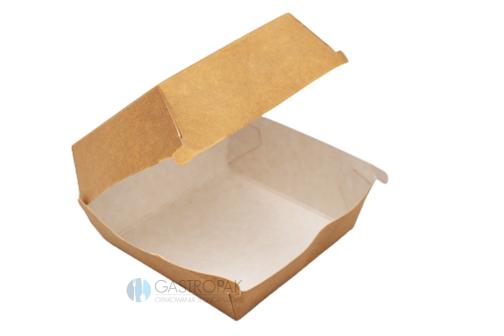 Obrazek dla: Pudełko hamburger brązowe 15/15/9 cm (100)