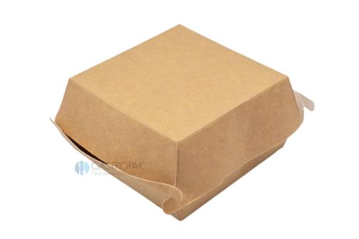Obrazek 2 dla: Pudełko hamburger brązowe 15/15/9 cm (100)