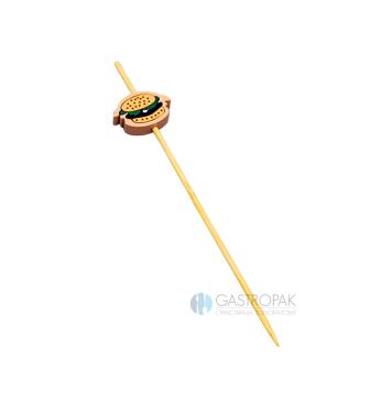 Obrazek dla: Patyczki bambusowe do przekąsek "Burger" 12 cm (100)