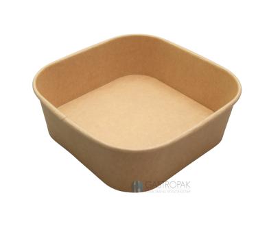 Obrazek dla: Pojemnik kwadratowy kraft 1000 ml (50)