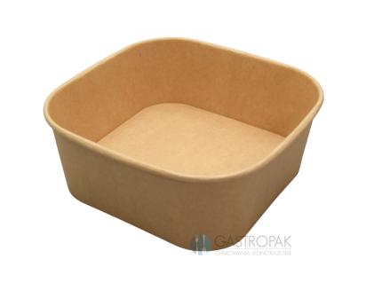Obrazek dla: Pojemnik kwadratowy kraft 1250 ml (50)