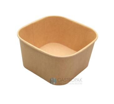 Obrazek dla: Pojemnik kwadratowy kraft 750 ml (50)